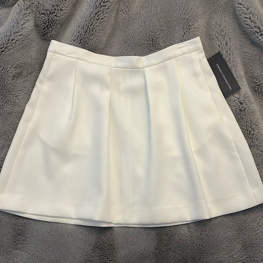 French Connection White Skirt
